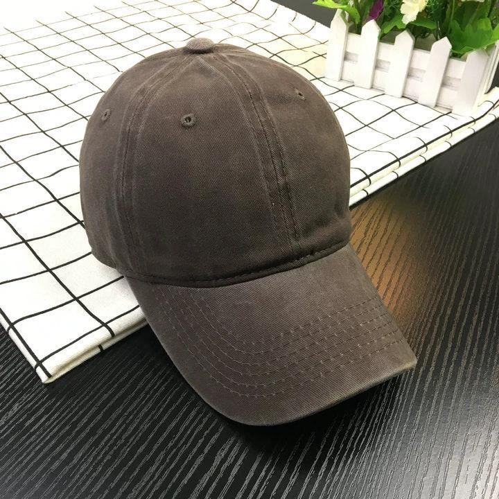 Men's Washed Baseball Caps by GJG Denim