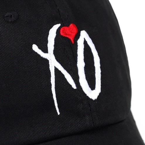 Embroidery Love XO Baseball Cap For Men by GJG Denim
