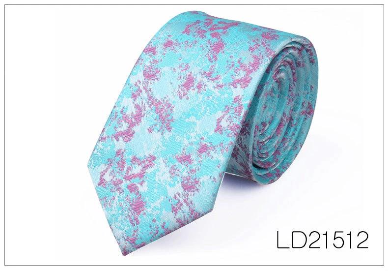 Men's Casual Fashion 6cm Flower Graffiti Tie by GJG Denim