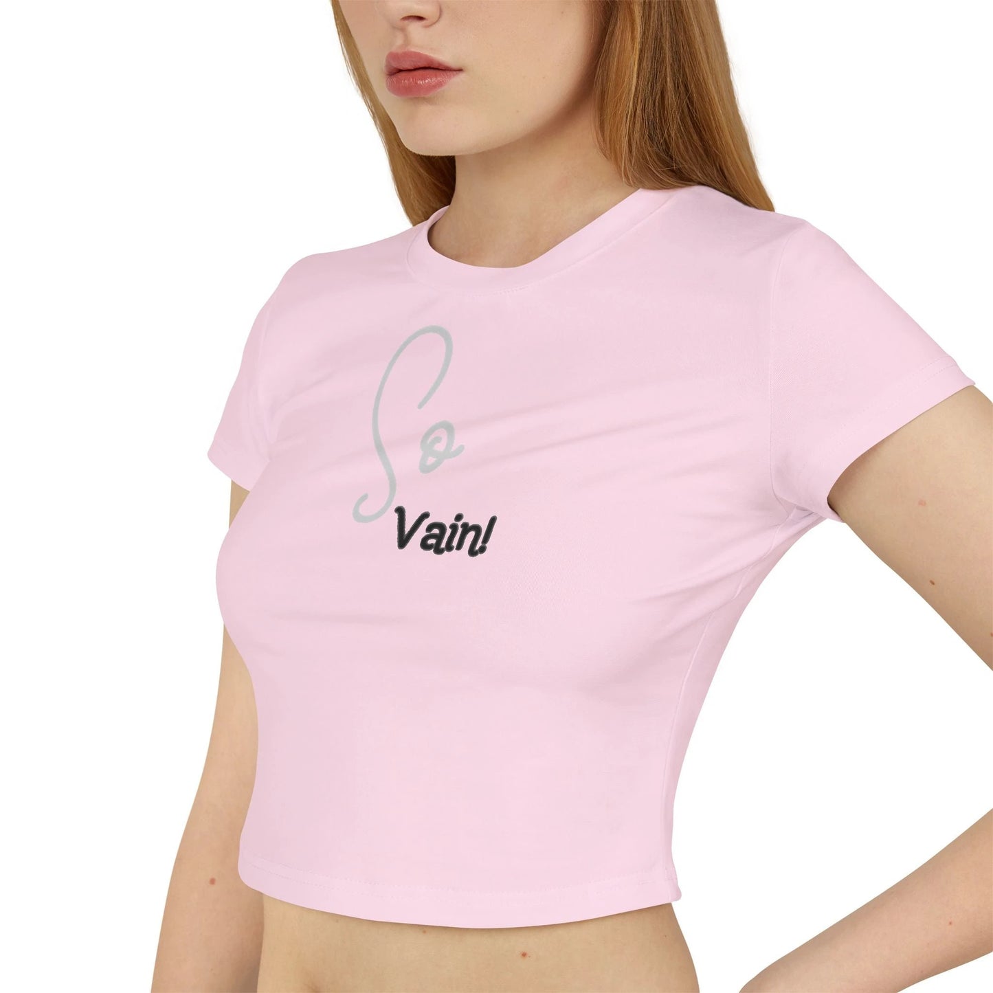 So vain Women's Crop Tee by Printify