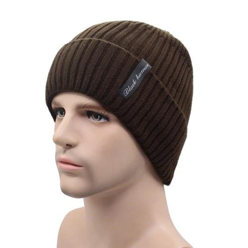Men's Knitted Beanie and Neck Warmer Set (or Single Beanie) by GJG Denim