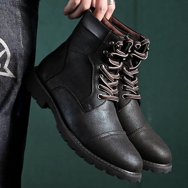 Men's British Style Boots by GJG Denim
