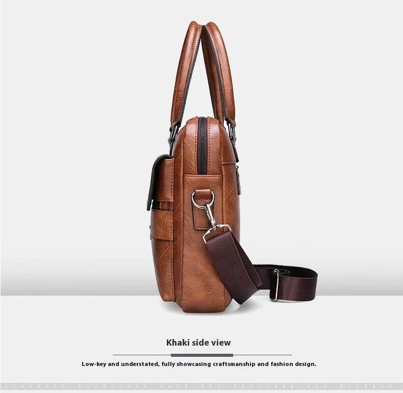 Men's Laptop Briefcase by GJG Denim