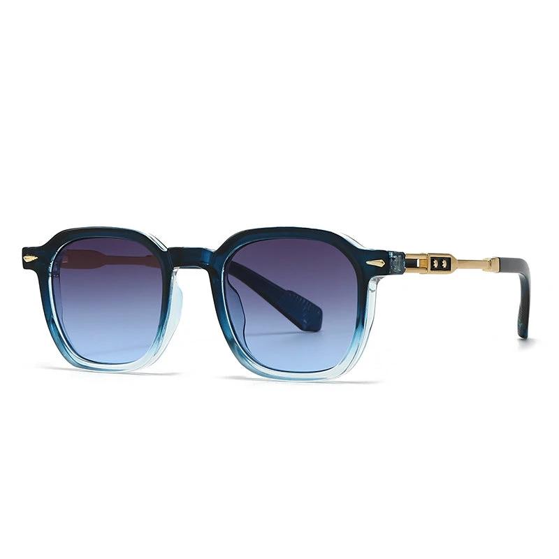 Round-frame Metal Sunglasses For Men by GJG Denim