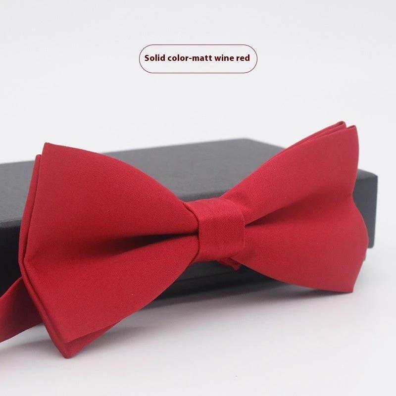Men's Solid Color Bow Tie by GJG Denim