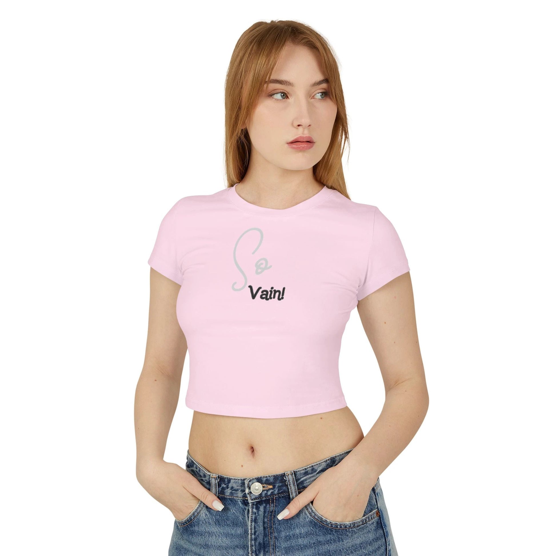 So vain Women's Crop Tee by Printify