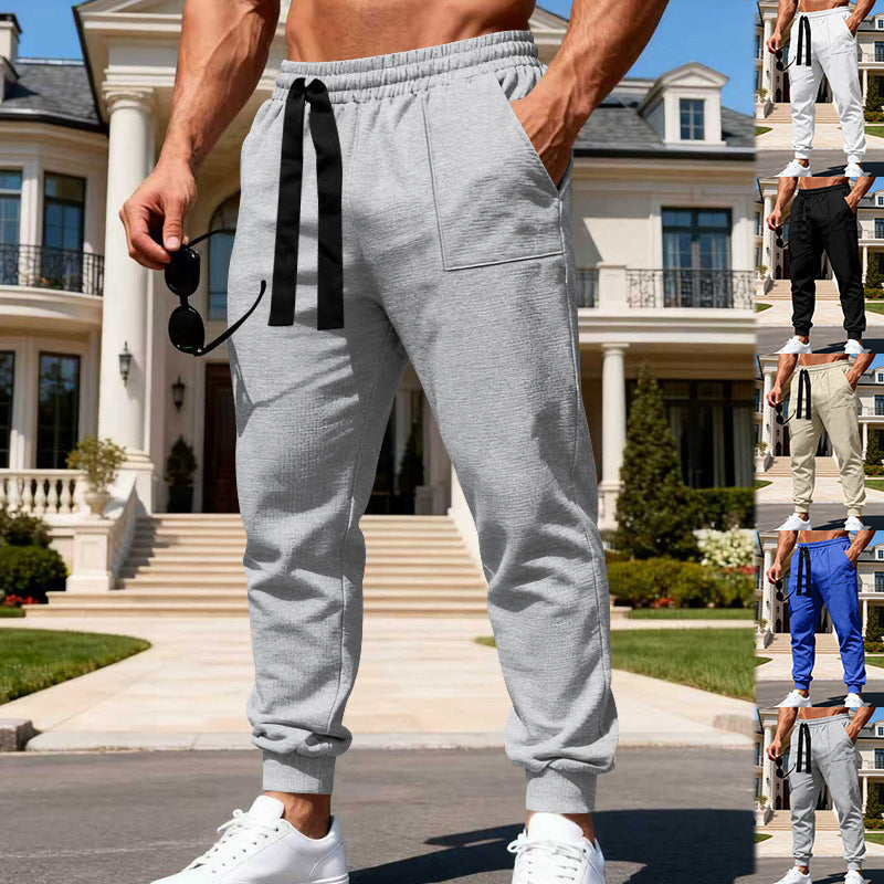 Men's Loose-Fit Casual Sports Sweatpants by GJG Denim