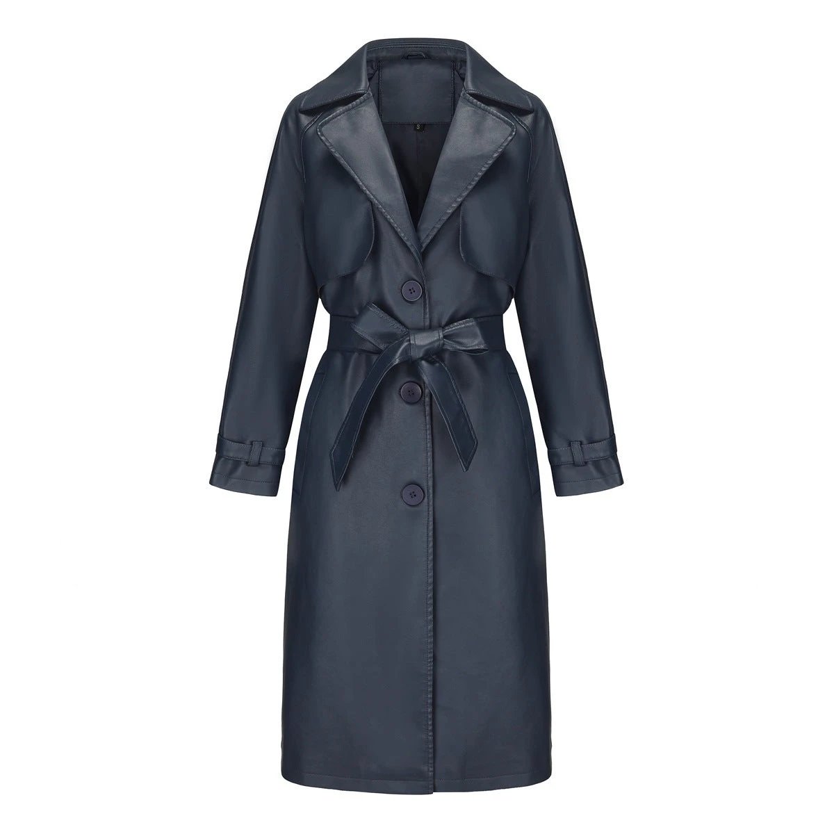 SpringAutumn Womens Trench Coat Long Loose Jacket by GJG Denim