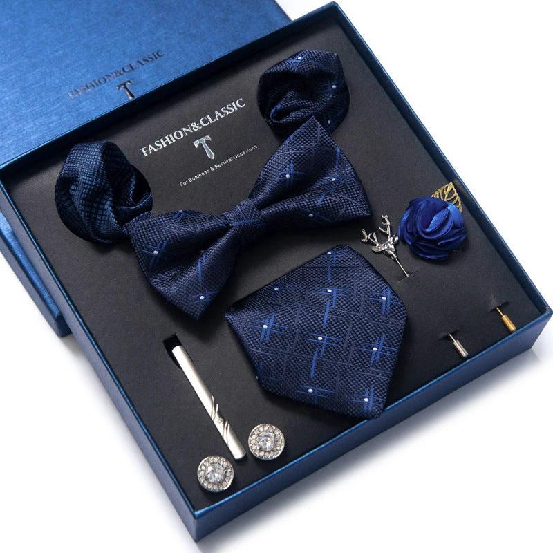 Men's 8-piece Tie Set by GJG Denim