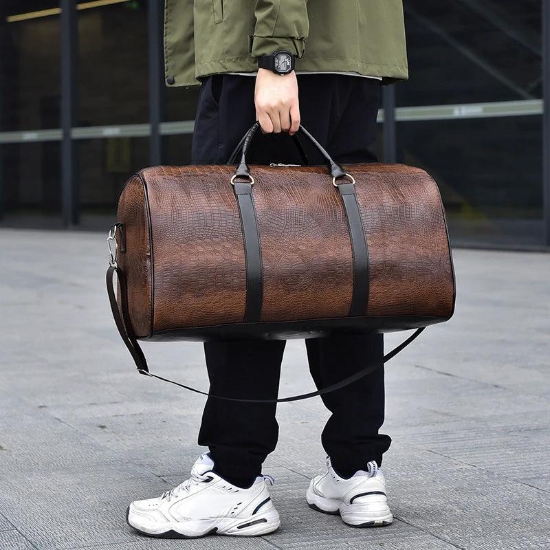 Men's Fashion Pattern Travel Bag by GJG Denim