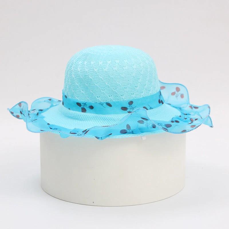 Princess straw hat kids sun hat by GJG Denim
