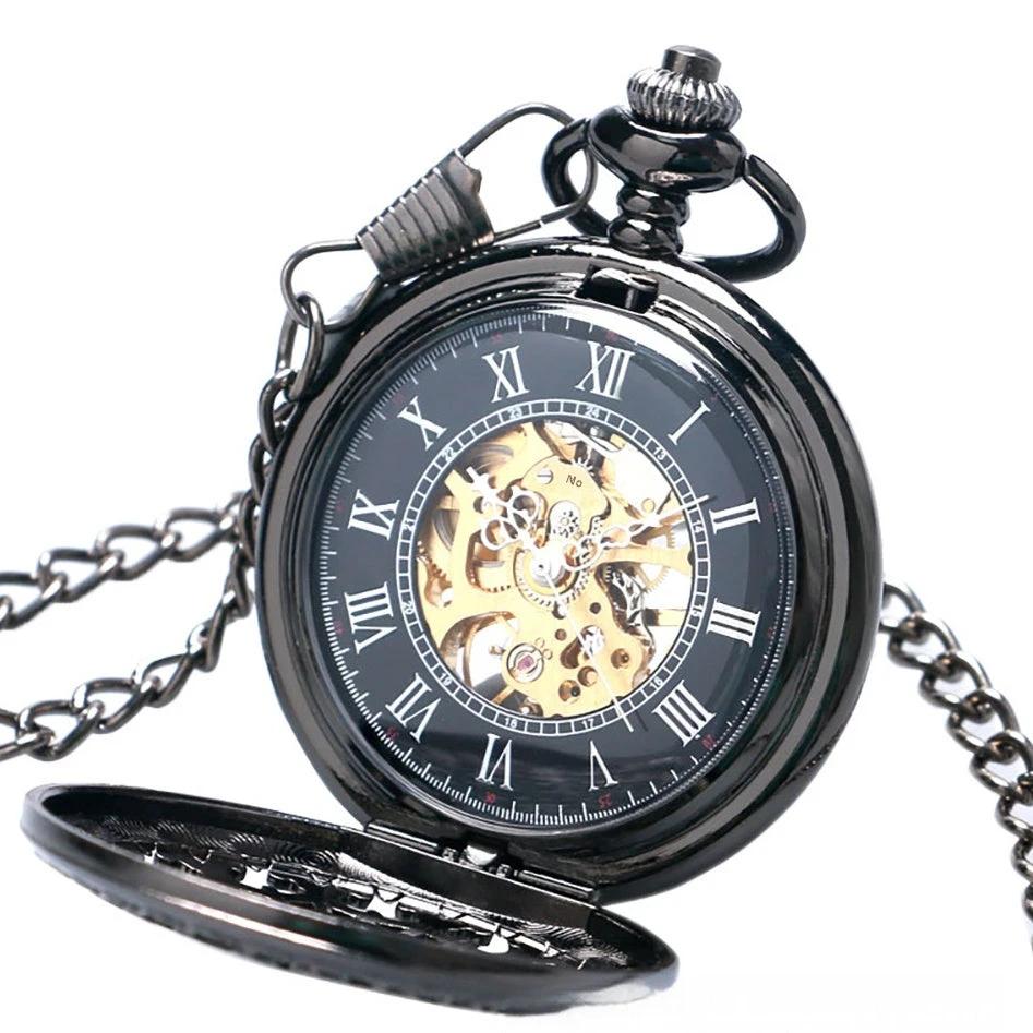 Men's Mechanical Retro Pocket Watch by GJG Denim