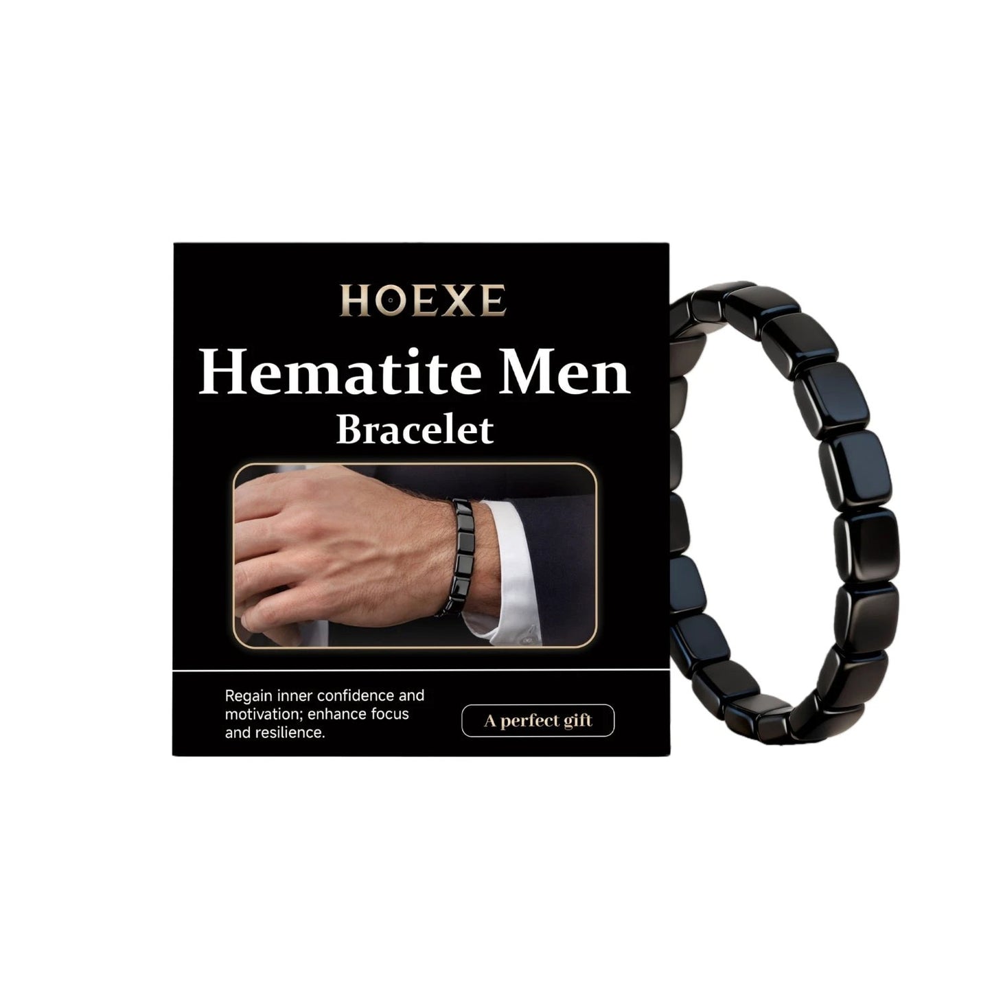 Hematite Men's Bracelet by GJG Denim
