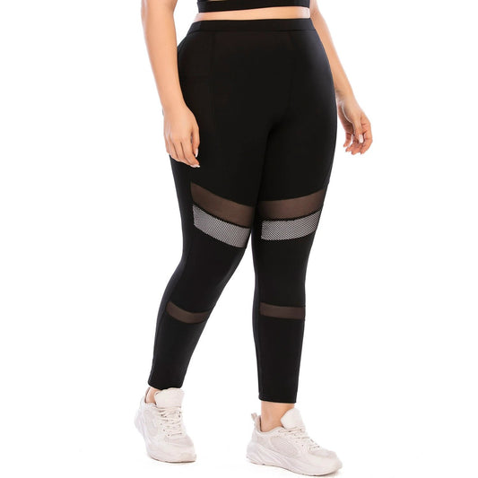 Workout Suits Plus Size Yoga Clothes Tights Pants by GJG Denim