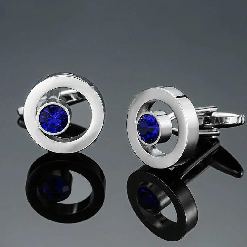 Men's Retro Pattern Cufflinks by GJG Denim