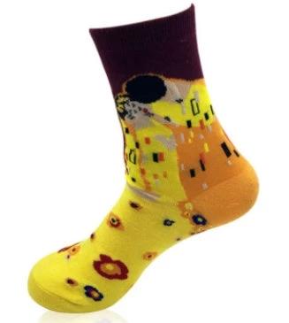 Mid Length Casual Versatile Cotton Men's Socks by GJG Denim
