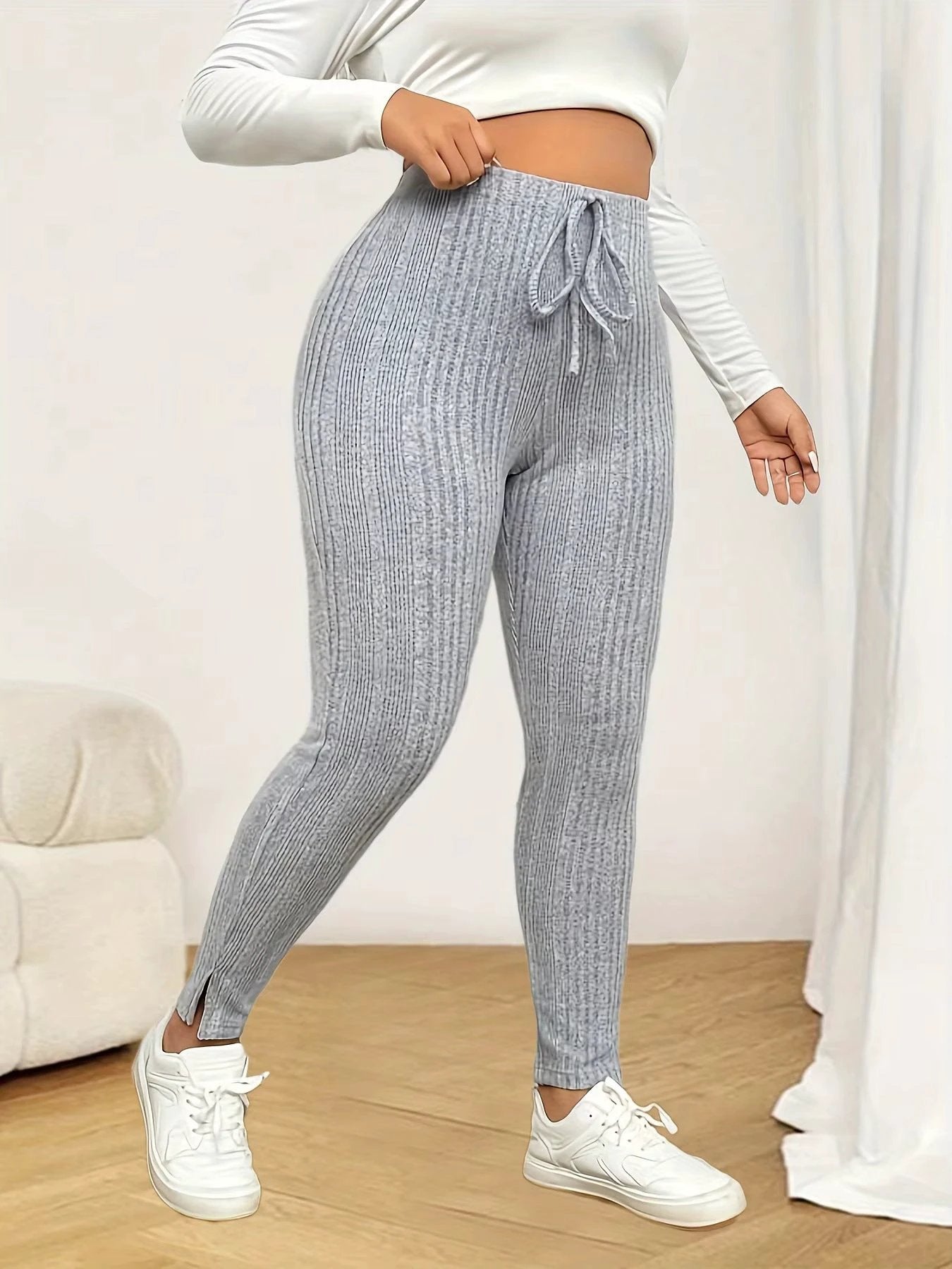 Women's Yoga Wear Tight-Fit High-Waist Base-Layer Fitness Pants by GJG Denim