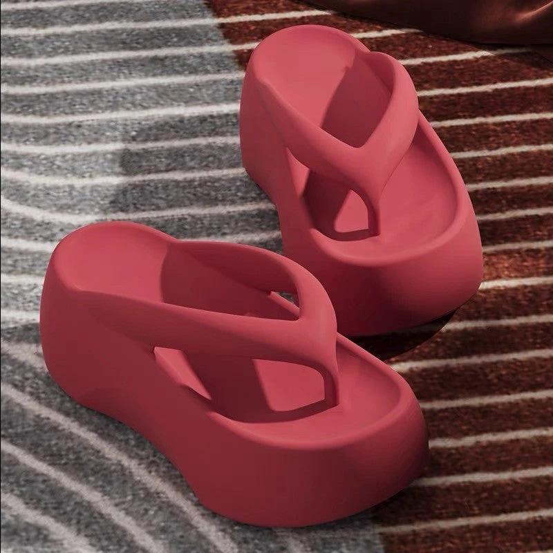 Women's Soft-soled Shit Feeling Beach Slippers by GJG Denim