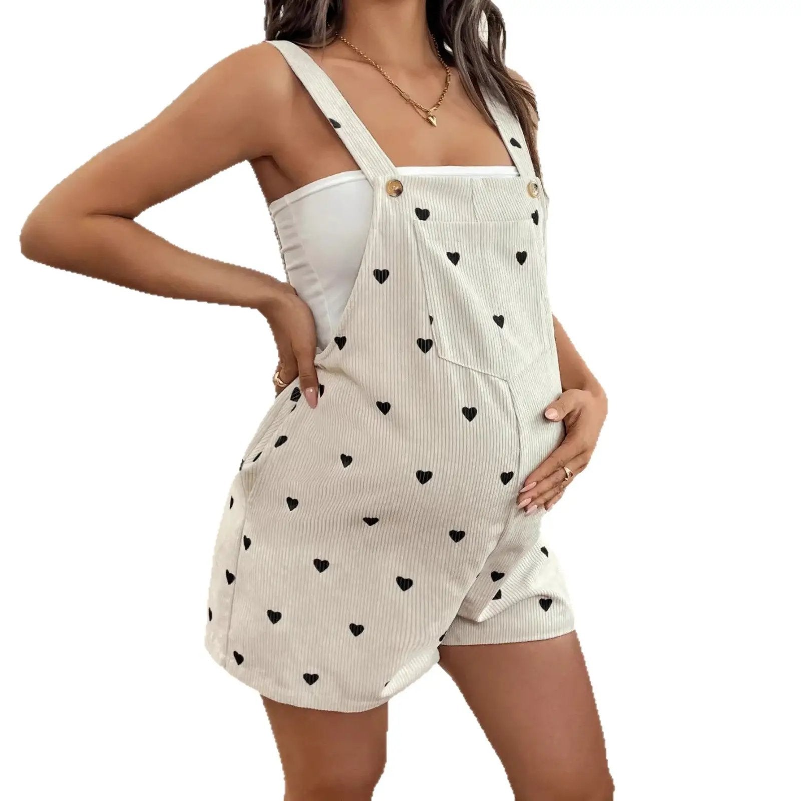 New Style Casual Printed Maternity Jumpsuit by GJG Denim