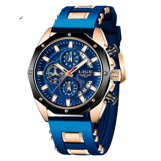 Men's Waterproof Watche by GJG Denim