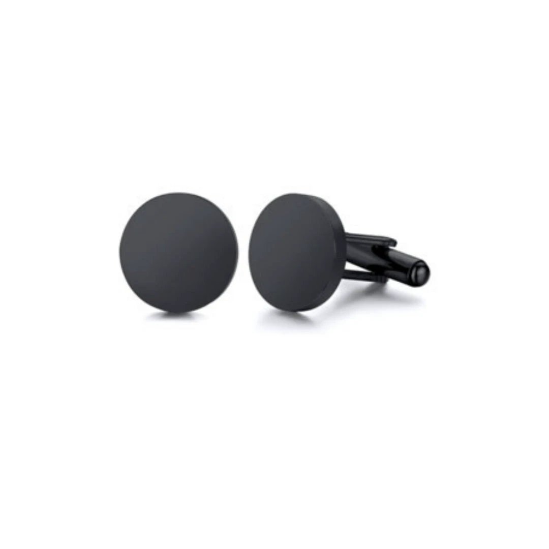 Minimalist Stainless Steel Cufflinks by GJG Denim
