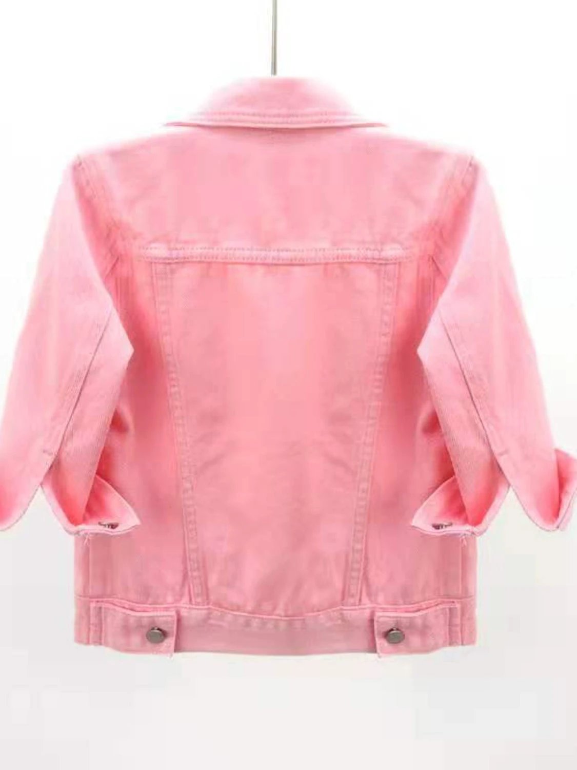 Full Size Cropped Denim Jacket Plus Size by Lady Ros