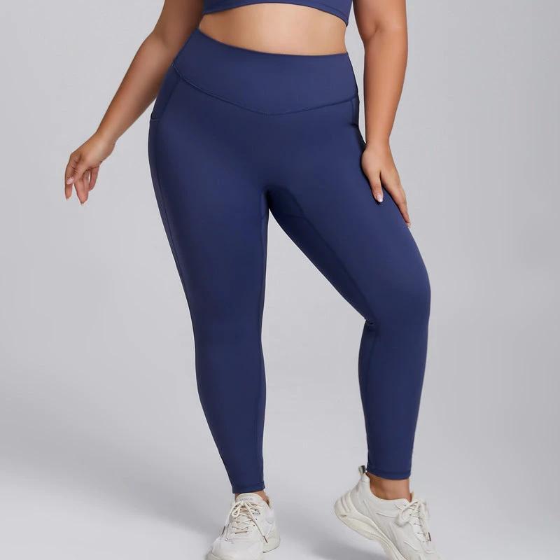 Sports Workout Clothes Women's No Embarrassment Line Tight Trousers Stretch Suit by GJG Denim