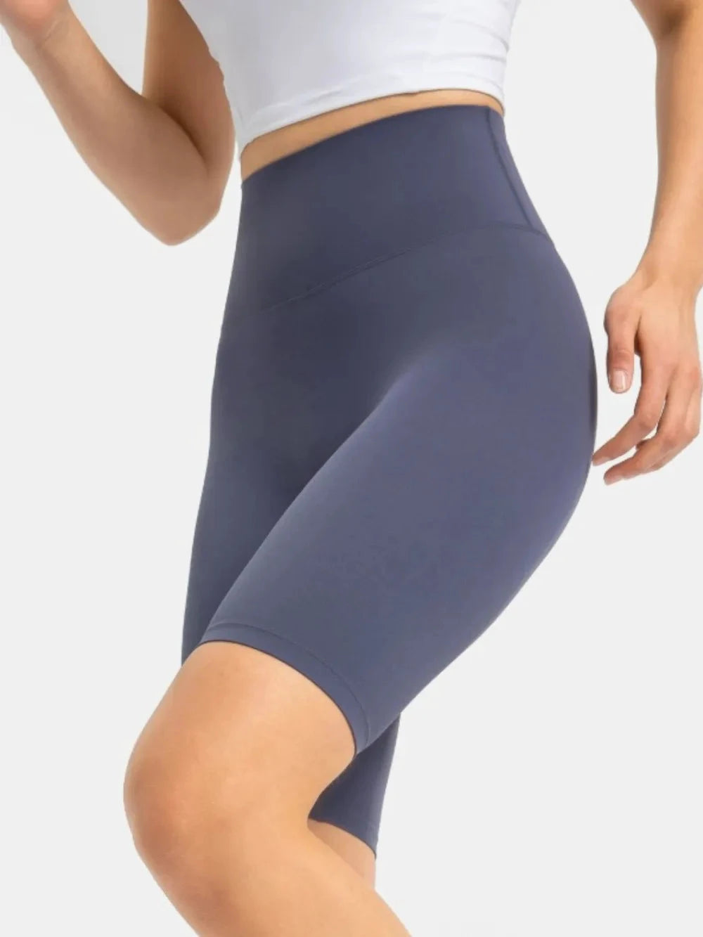 Millennia High Rise Wide Waistband Active Shorts by Lady Ros