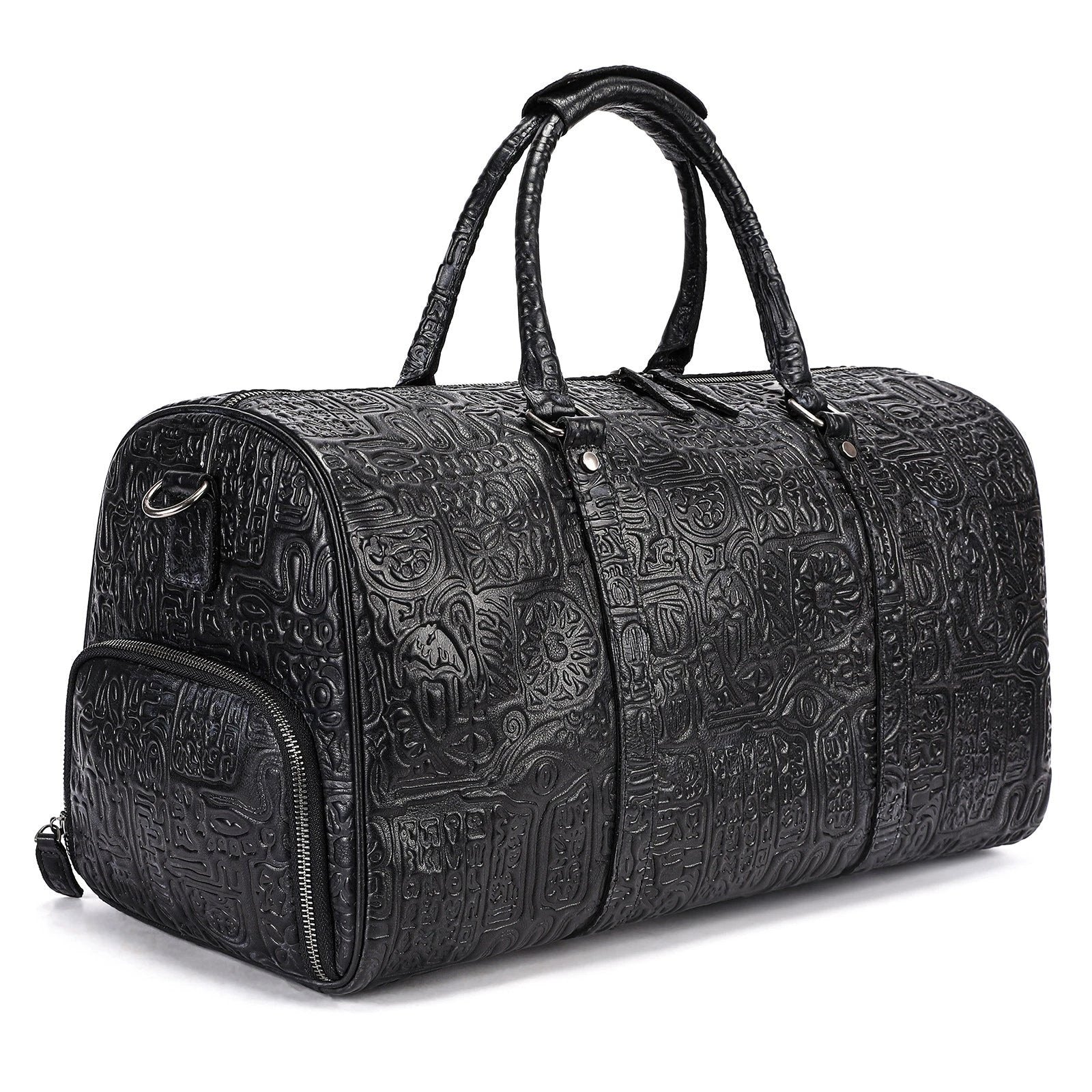 Retro Embossing Design Handbag For Men by GJG Denim