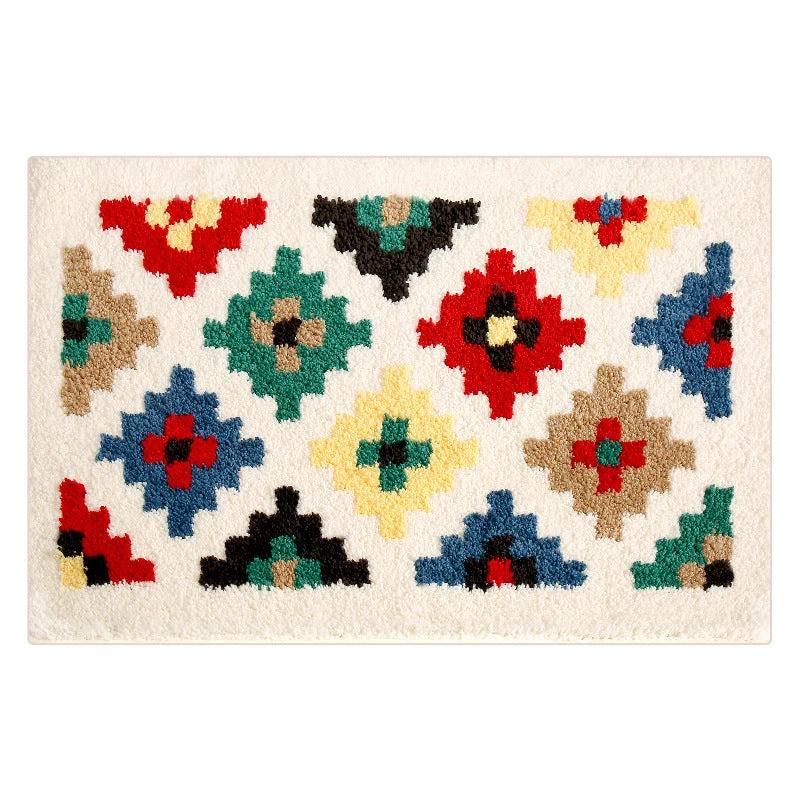 Simple Bathroom Absorbent Anti-slip Mat by GJG Denim
