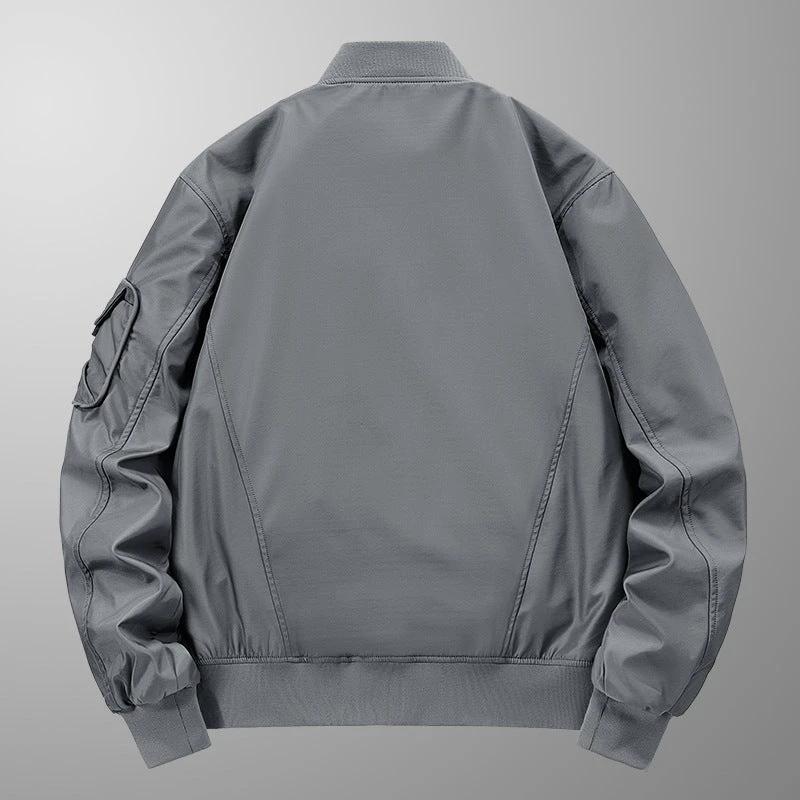 Men's Pilot Multi-bag Windproof Breathable Retro Jacket by GJG Denim