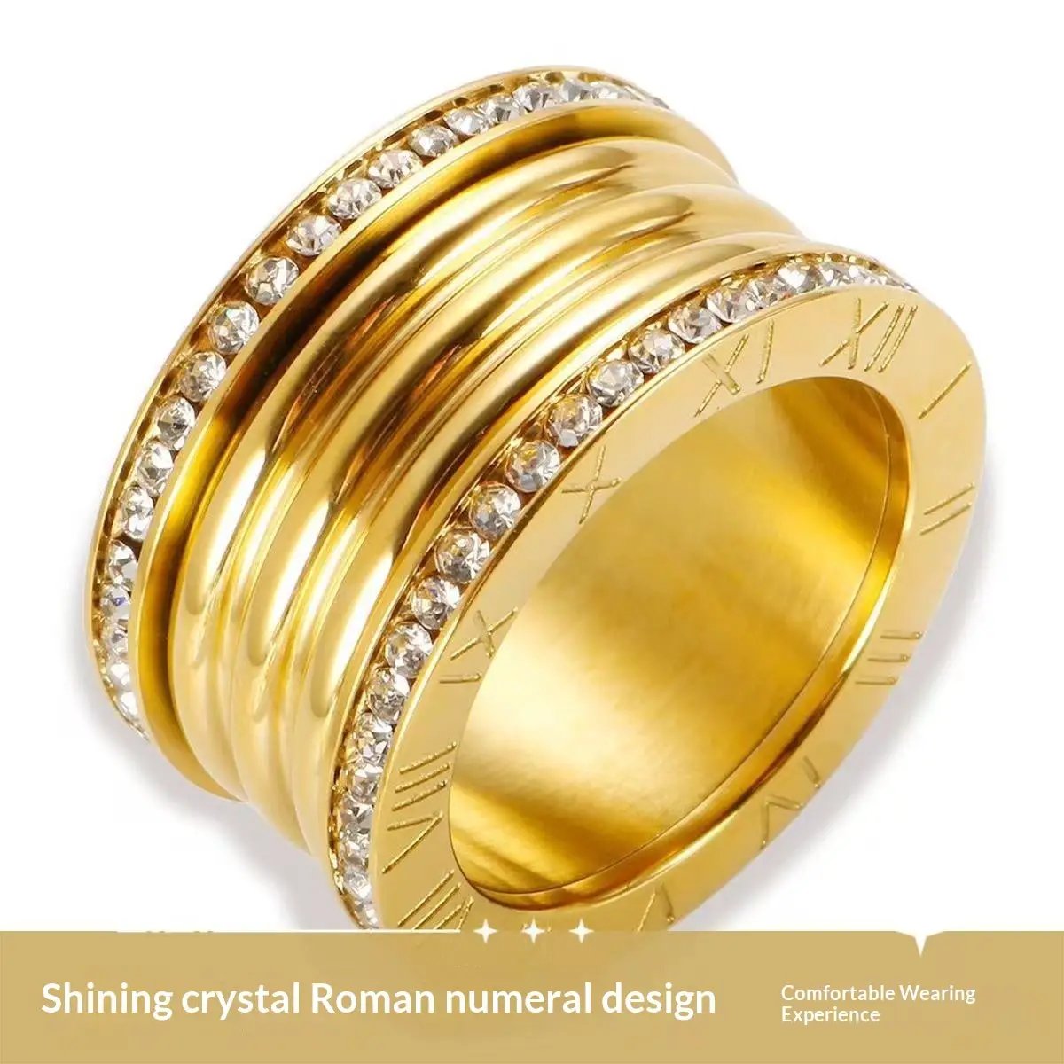 Titanium Steel Ring For Men by GJG Denim