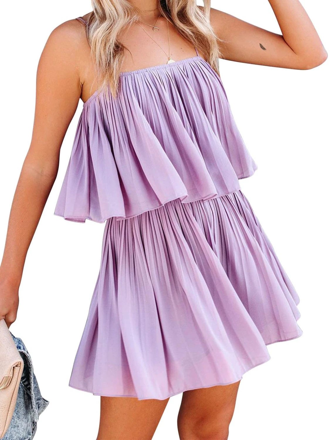 Ruched Spaghetti Strap Romper by Lady Ros