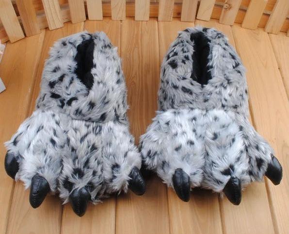 Warm Leopard Slippers by GJG Denim
