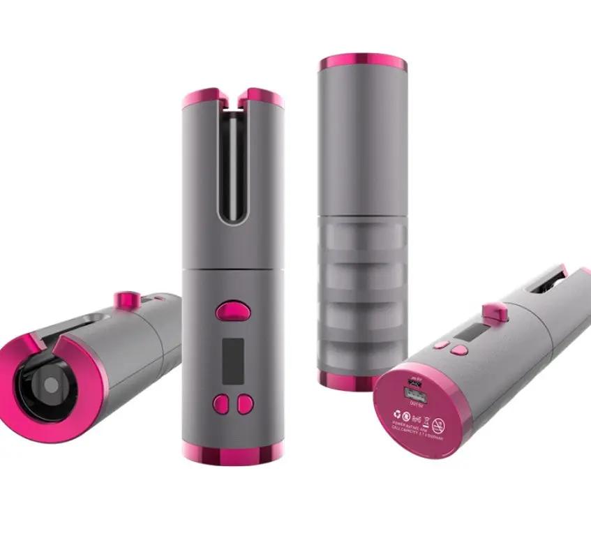 Curling Iron USB Wireless Multifunctional Charging Curler by GJG Denim