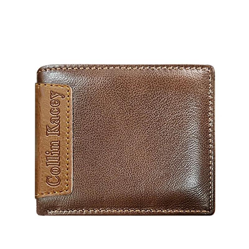 Men's Short Cowhide Wallet by GJG Denim