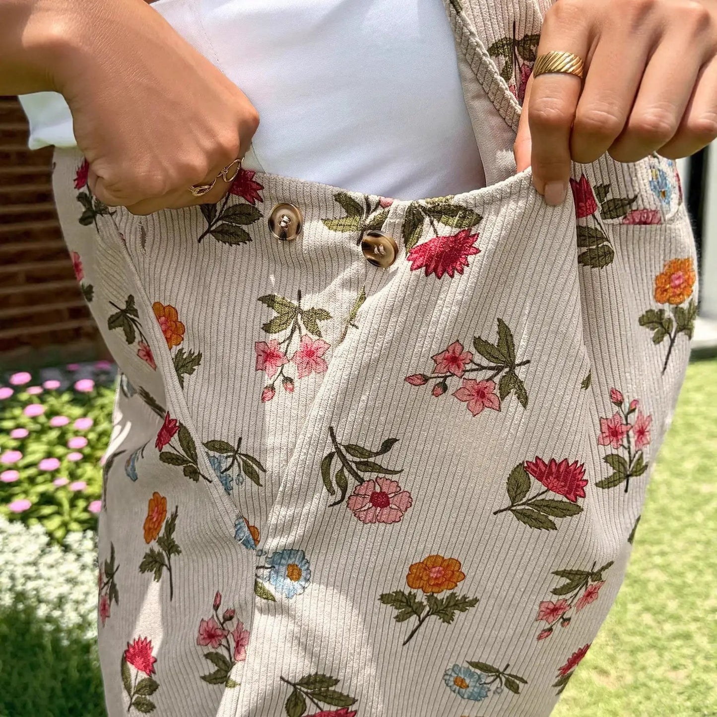 New Style Casual Printed Maternity Jumpsuit by GJG Denim