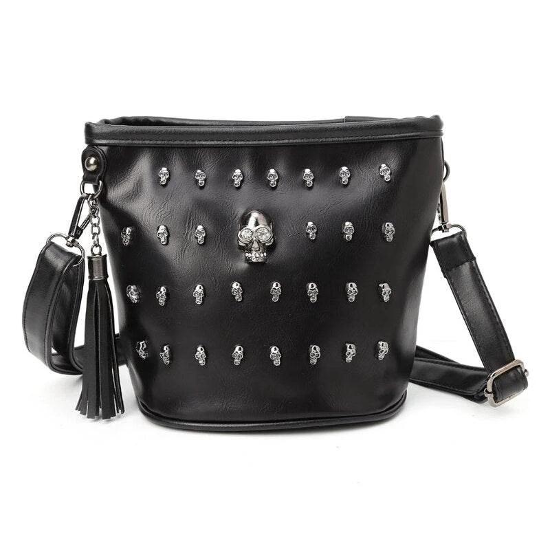 Trendy shoulder Women bag with diamond skull by Zara-Craft