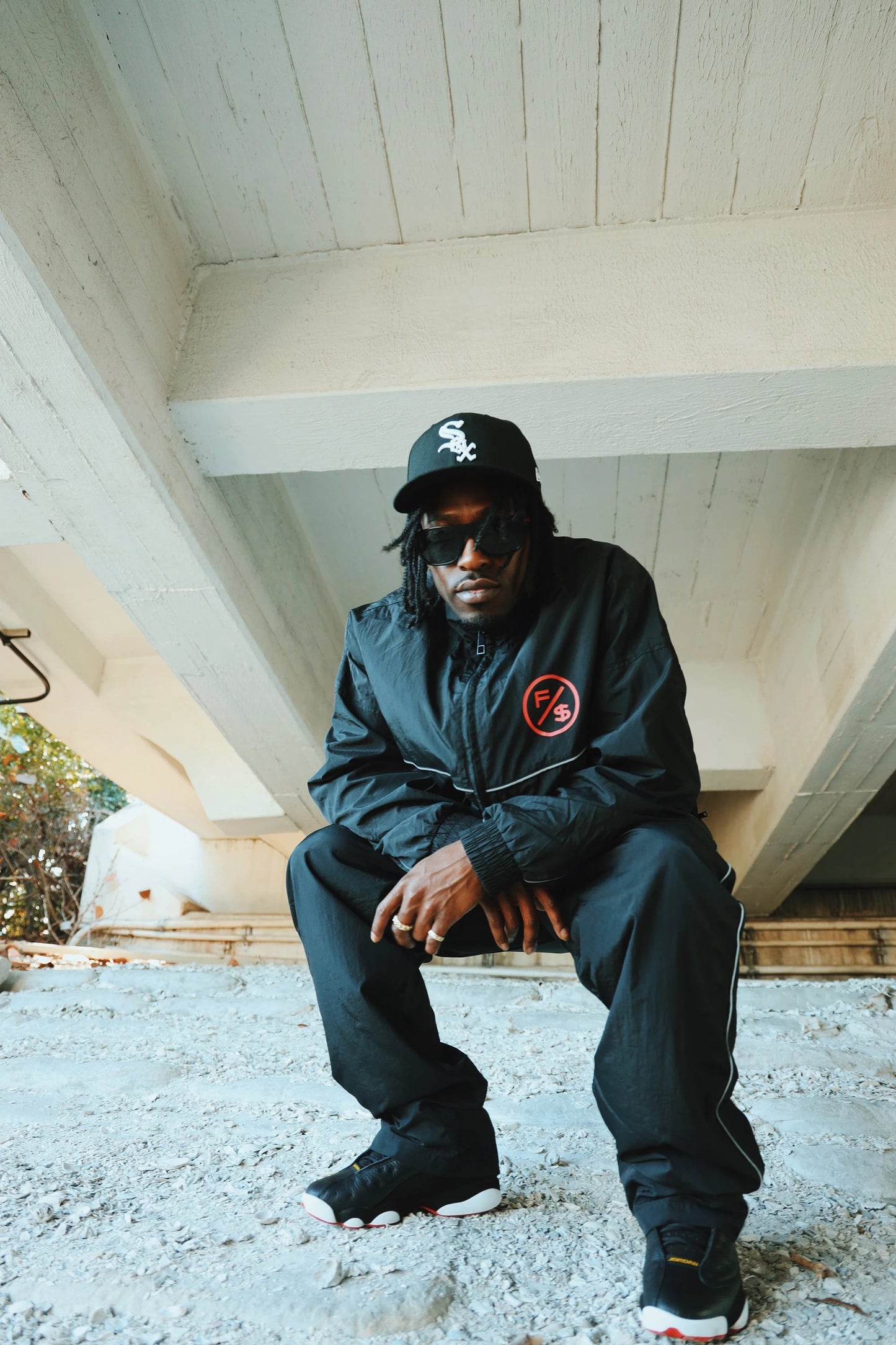 MOTION Nylon Pants (BRED) by Fly Supply Co