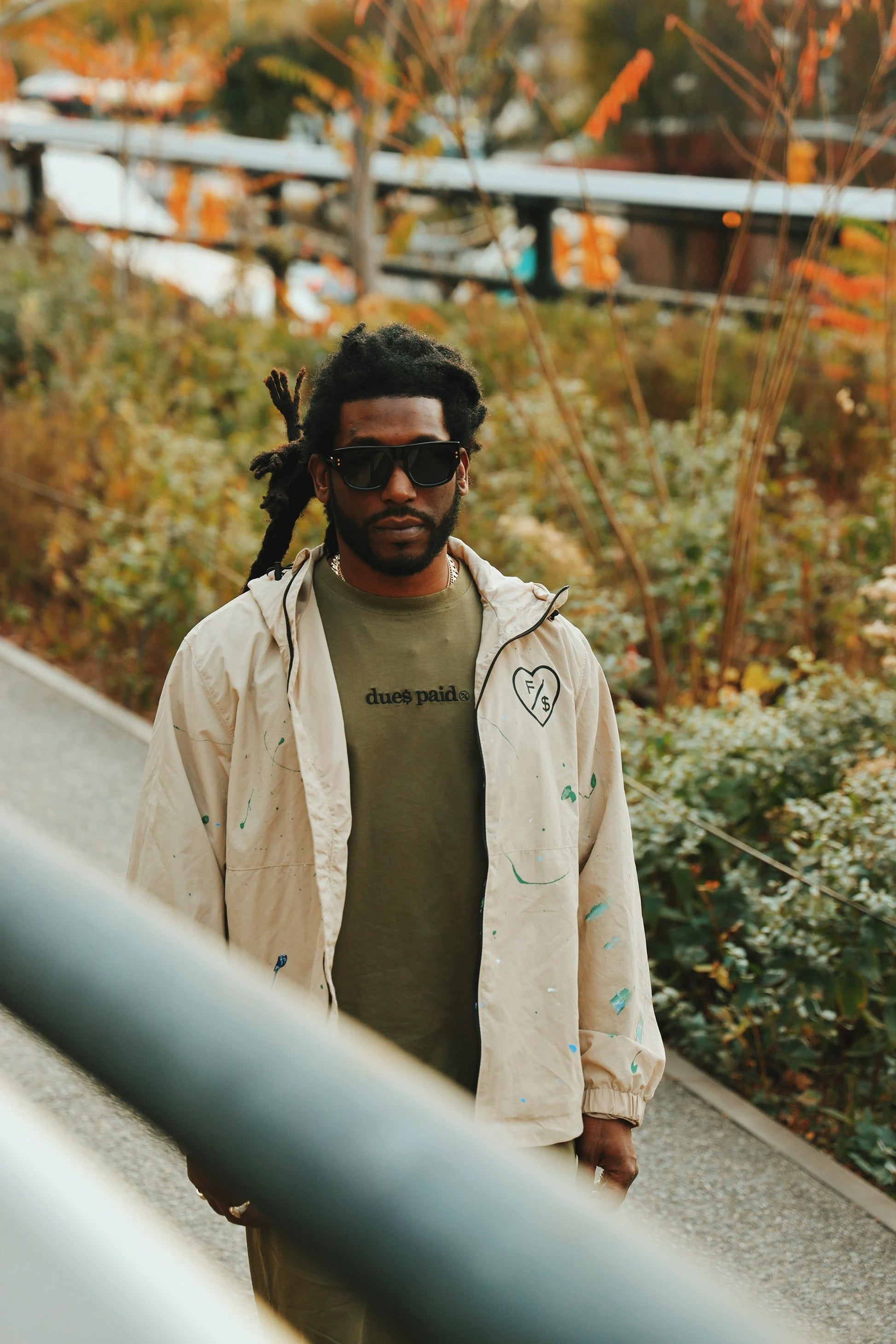 Dues Paid (Military Green - Oversize Shirt) by Fly Supply Co