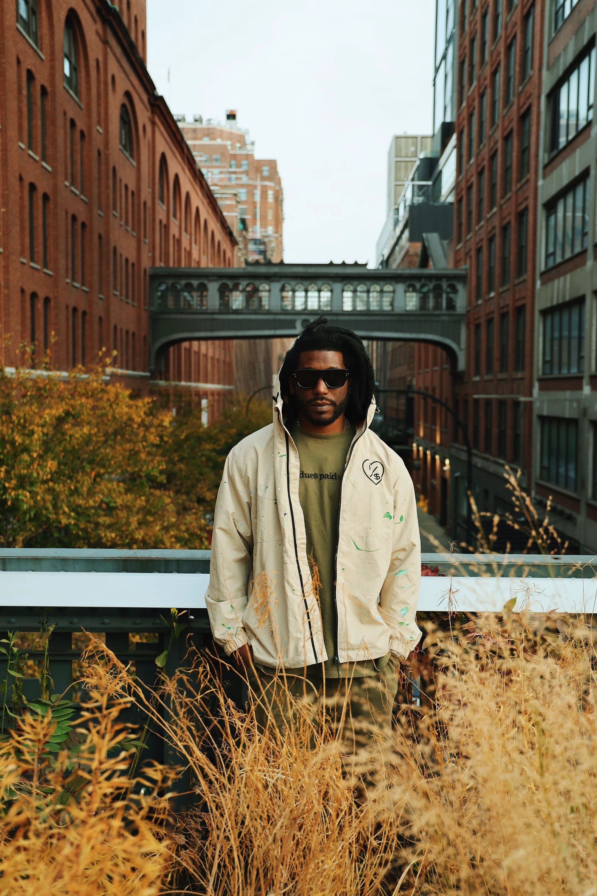 Dues Paid (Military Green - Oversize Shirt) by Fly Supply Co