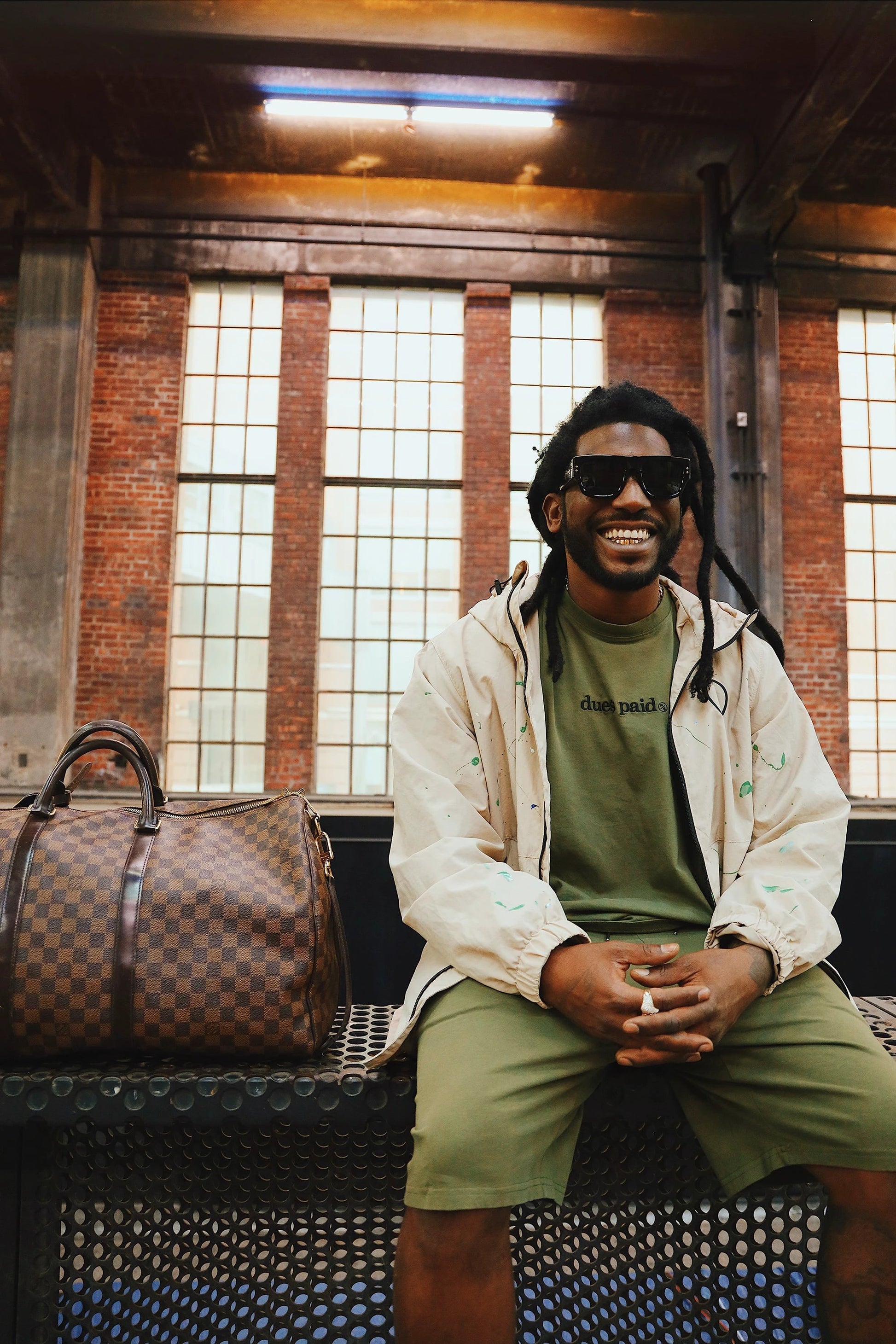 Dues Paid (Military Green - Shorts) by Fly Supply Co