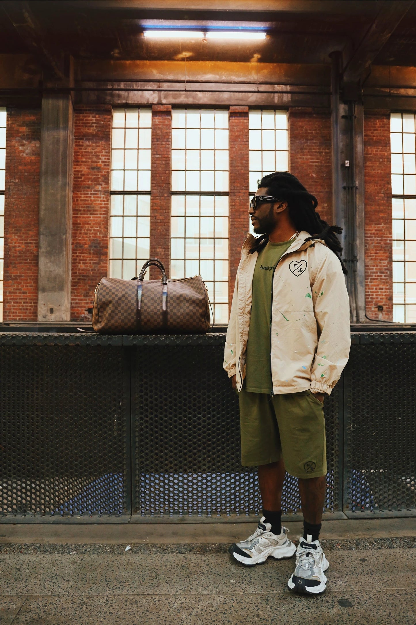 Dues Paid (Military Green - Shorts) by Fly Supply Co