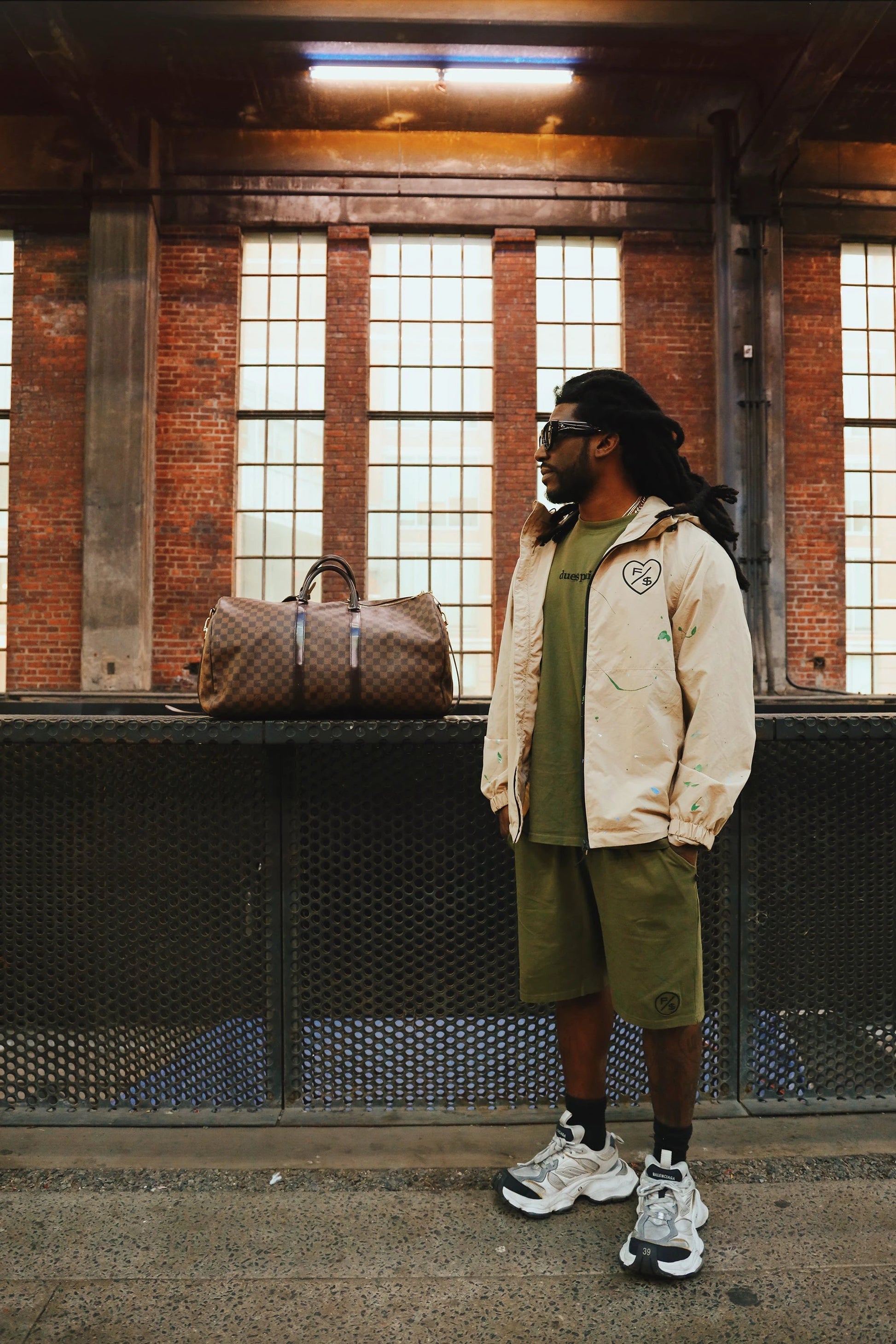 Dues Paid (Military Green - Shorts) by Fly Supply Co