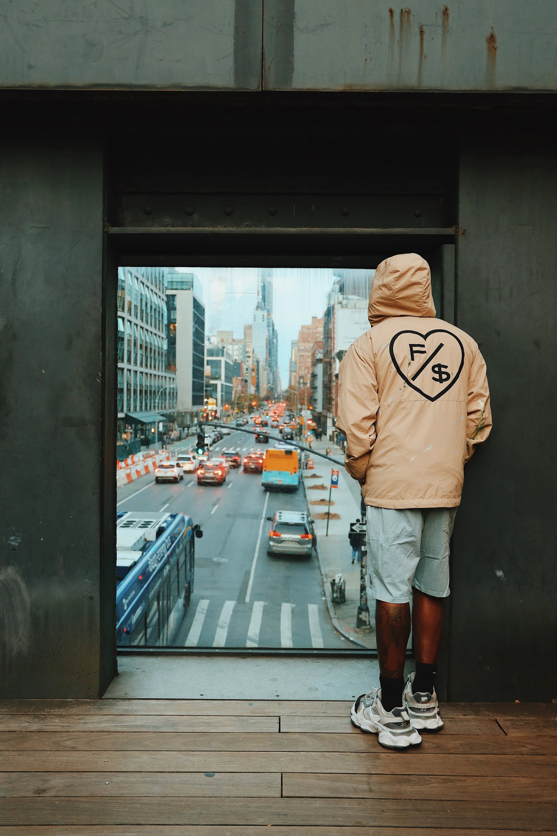 Hood Lover (Vintage Denim - Shorts) by Fly Supply Co