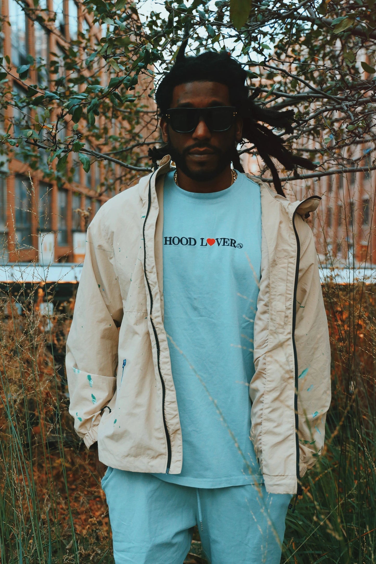 Hood Lover (Vintage Denim - Shorts) by Fly Supply Co