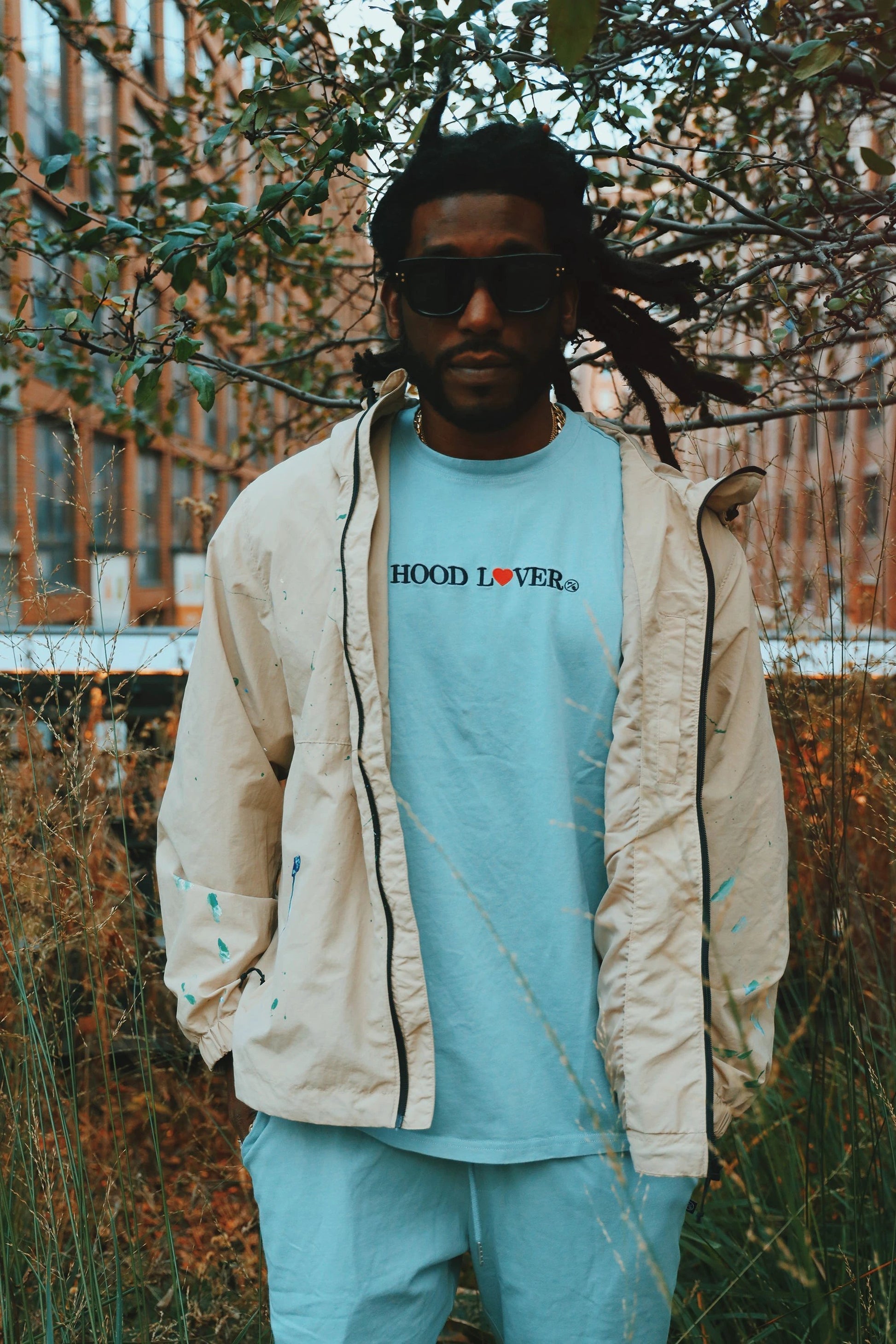 Hood Lover (Vintage Denim - Shorts) by Fly Supply Co