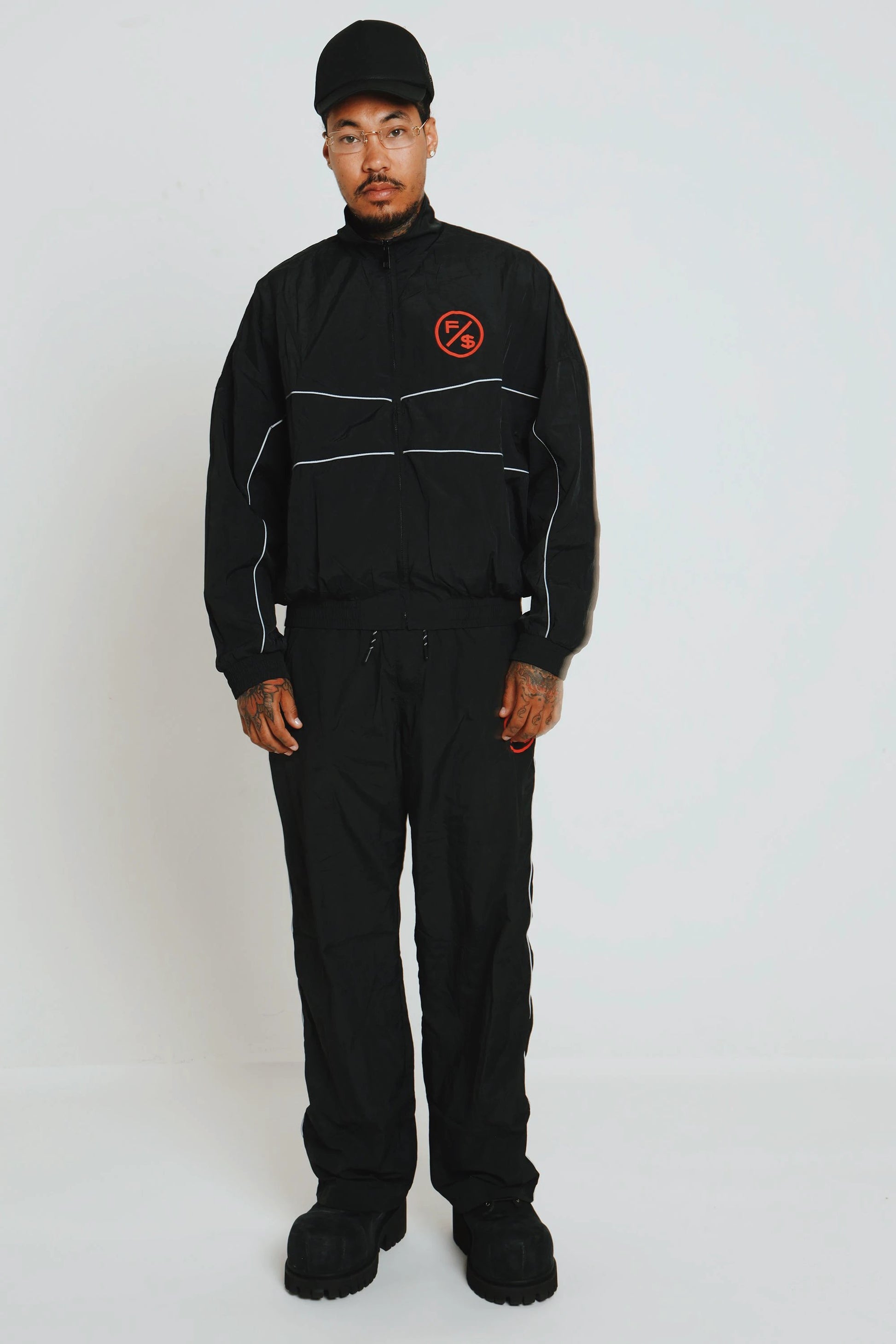 MOTION Nylon Pants (BRED) by Fly Supply Co