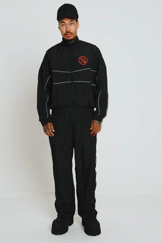 MOTION Nylon Pants (BRED) by Fly Supply Co