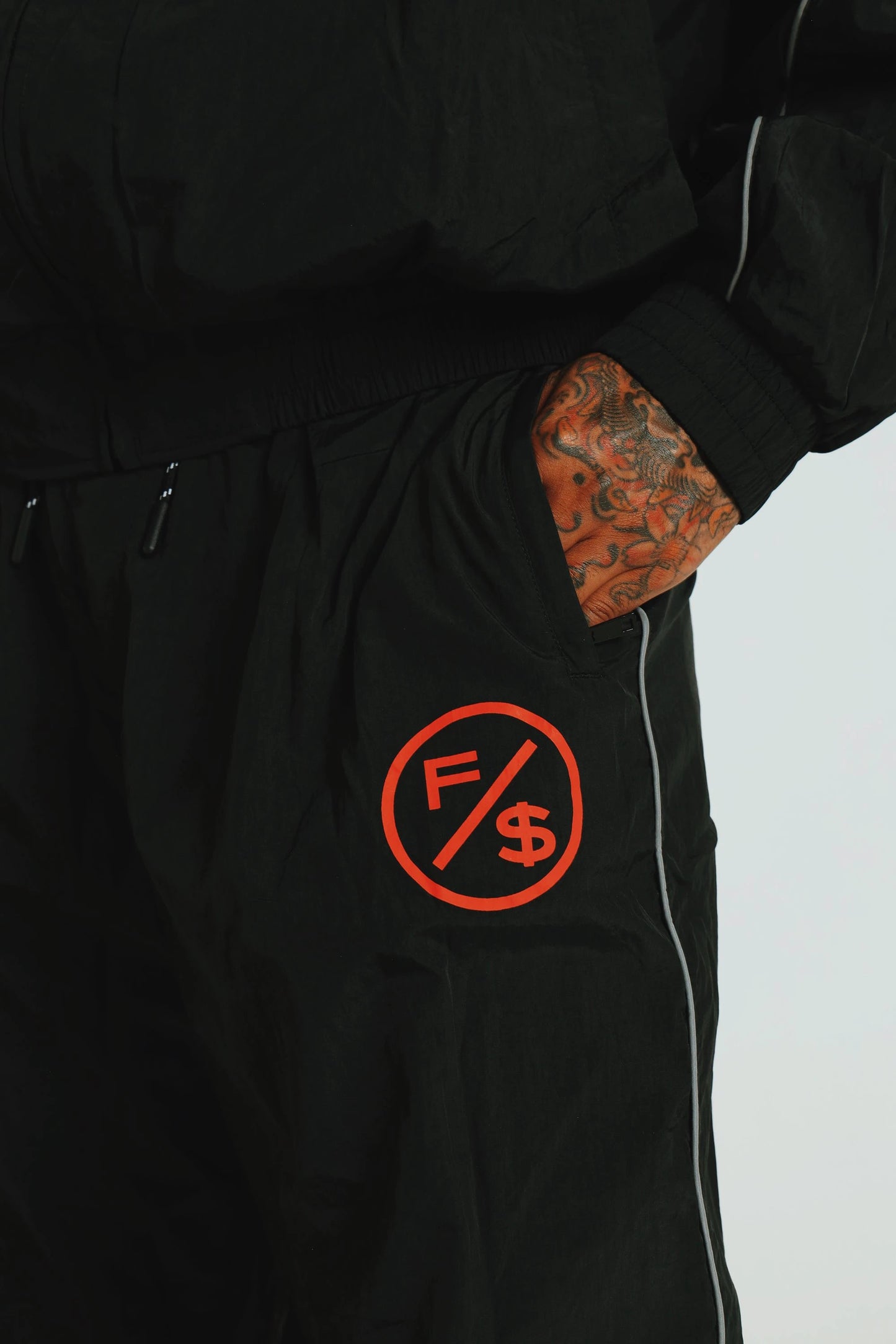 MOTION Nylon Pants (BRED) by Fly Supply Co
